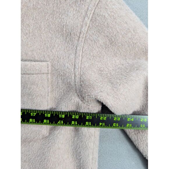 Carhartt Shirt Jacket Womens Medium Flannel Shacket Loose Fit Snap Front Preppy - Picture 5 of 6